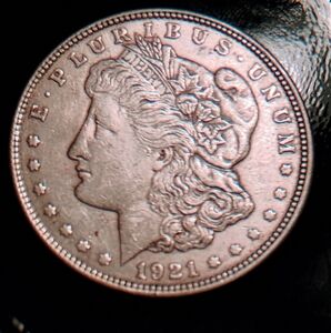 Morgan Silver Dollar 1921 Error Coin No Mint Mark